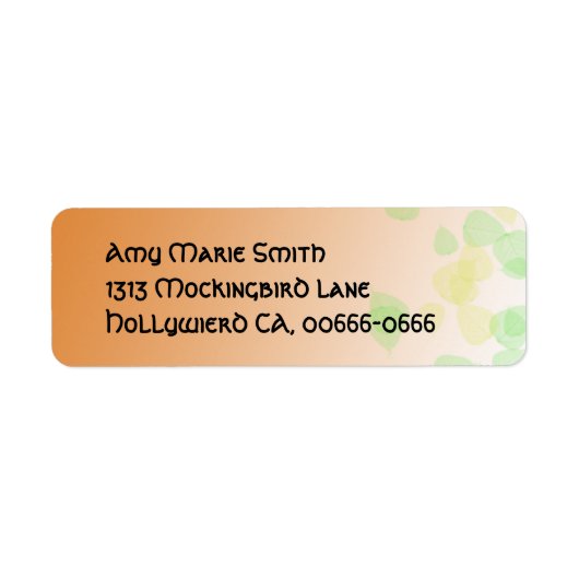 Aspen leest Fantasy Address Label (Voorkant)