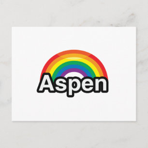 ASPEN LGBT PRIDE RAINBOW - PNG.nl Briefkaart