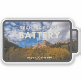 Aspen Oplaadsticker Sticker