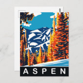 Aspen, Reizen Briefkaart (Voorkant / Achterkant)