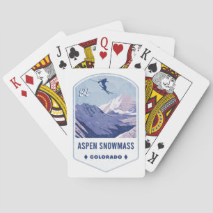 Aspen Snowmass Colorado Ski Badge Pokerkaarten