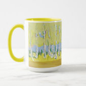 ASPEN Trees hand geschilderd originele koffie-mok Mok (Links)