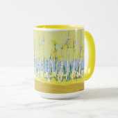 ASPEN Trees hand geschilderd originele koffie-mok Mok (Voorkant rechts)
