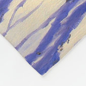 Aspen Trees in het bos Fleece Deken (Hoek)