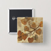 Aspen Vierkante Button 5,1 Cm (Voorkant /achterkant)