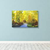 "Aspen Walkway", Automne, Toile Enveloppée (Insitu (Plancher de Bois))