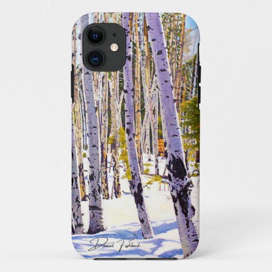 Aspenbomenbos Case-Mate iPhone Case (Achterkant)