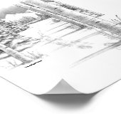 Aspens in de winter poster (Hoek)