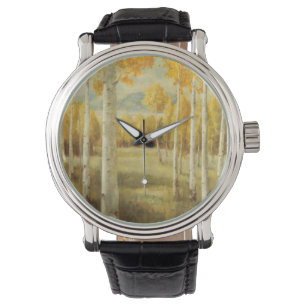 Aspens in het najaar horloge