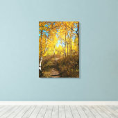 Aspensroute Canvas Afdruk (Insitu (Houten vloer))