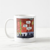 Asperge drôle de tasse de bande dessinée (Gauche)