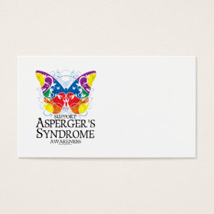 Asperger Syndrome Butterfly Visitekaartje