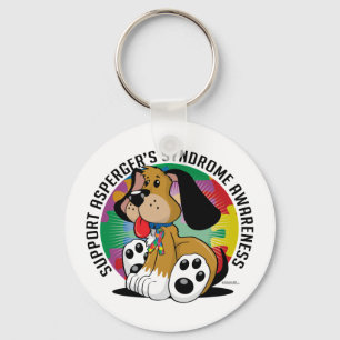 Asperger Syndrome Dog Sleutelhanger
