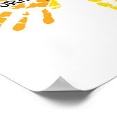 Asperger Syndrome Handdruk Poster (Hoek)