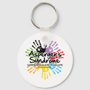 Asperger Syndrome Handdruk Sleutelhanger