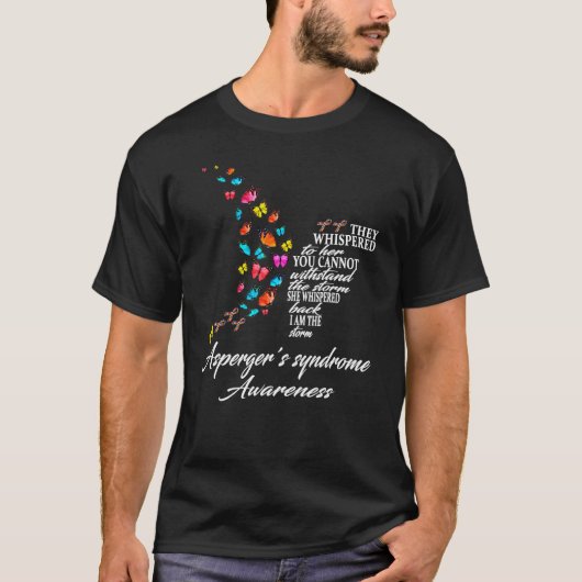 Aspergers Syndrome Warrior T-shirt (Voorkant)