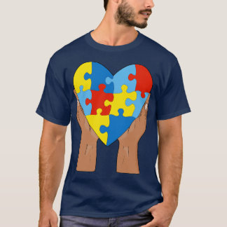 Aspergers Syndroom Hart Kleurrijke Puzzel 1 T-shirt