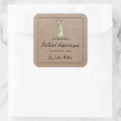 Asperges cuites maison Kraft Étiquette papier (Sac)