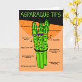 Asperges Kaart (Gele Bloem)