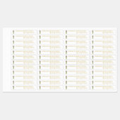 Asperges maison Pickle Étiquette mince (Feuille)