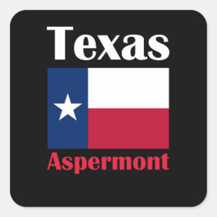Aspermont TX Vierkante Sticker