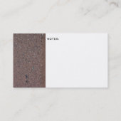 Asphalt Afbeelding Visitekaartje (Achterkant)