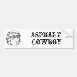 Asphalt Cowboy Bumpersticker 1