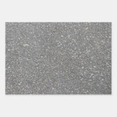 Asphalt Pavement Blacktop Texture Inpakpapier Vel (Voorkant)