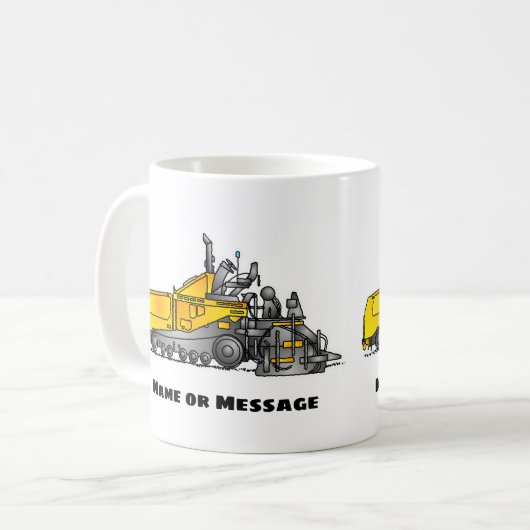 Asphalt Paver Mok, bouw Mok, Mok vrachtwagen (Voorkant links)