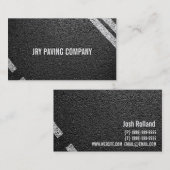 Asphalt, Paving, Constructie, Wegwerkzaamheden Visitekaartje (Voorkant / Achterkant)