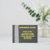 Asphalt Paving Visitekaartje (Staand voorkant)