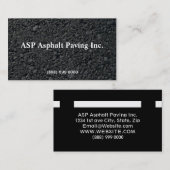 Asphalt Visitekaartje (Voorkant / Achterkant)