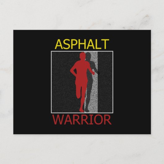 Asphalt Warrior Briefkaart (Voorkant)