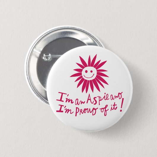Aspie Pride Button (Voorkant /achterkant)