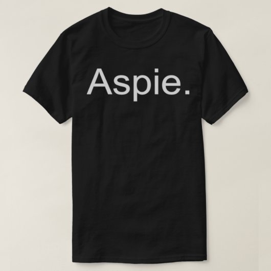 Aspie T-shirt (Design voorkant)