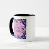 Aspire à inspirer la tasse de couleur violet (Devant gauche)