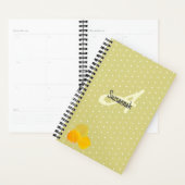 Aspire d'automne Feuilles et Monogramme Polka Moti (Devant avec enveloppe)