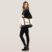 ASPIRE HOGER Inspirerend Christelijke Manuscript Tote Bag (Voorkant (model))