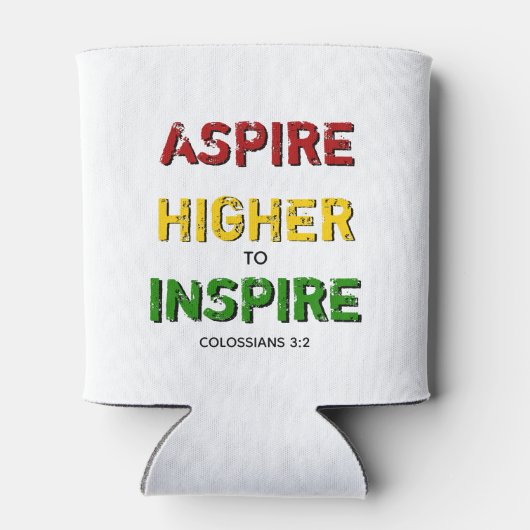 ASPIRE HOGER OM Motivatie BHM TE INSPIRE Blikjeskoeler (Achterkant)