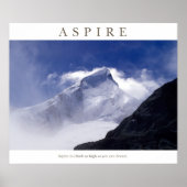Aspire - Mt Aspiring Poster (Voorkant)