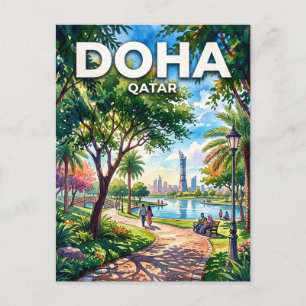 Aspire Park Qatar Briefkaart