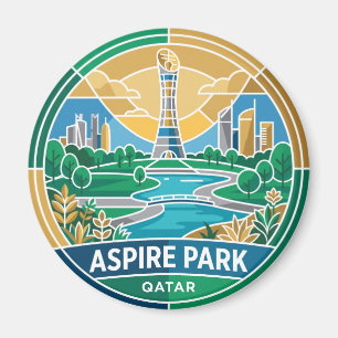 Aspire Park Qatar Magneet