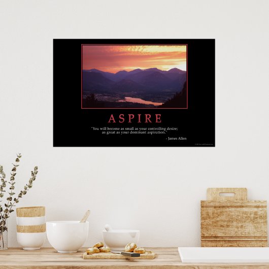 Aspire Poster (Keuken)