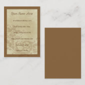 Aspirent la carte urbaine de profil de conception (Devant / Derrière)