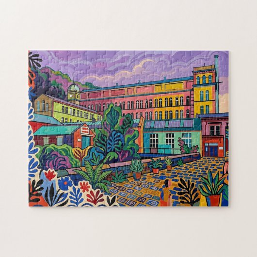Asquith Bottom Mills Sowerby Bridge Legpuzzel (Horizontaal)