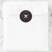 Assassin Ronde Sticker (Tas)