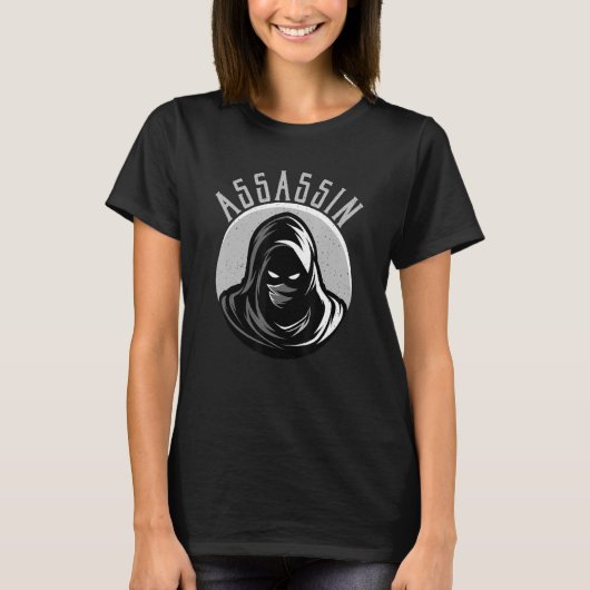 Assassin Tabletop Rol spelraad spelcode R T-shirt (Voorkant)