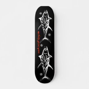 Assassin Vist - Tribal Black Skateboard