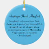 Assateague Beach Ornament (Achterkant)
