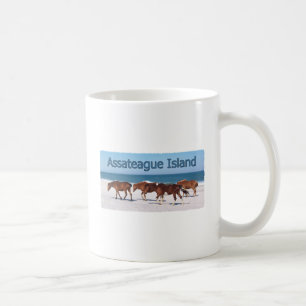 Assateague Island (pony's op strand logo) Koffiemok